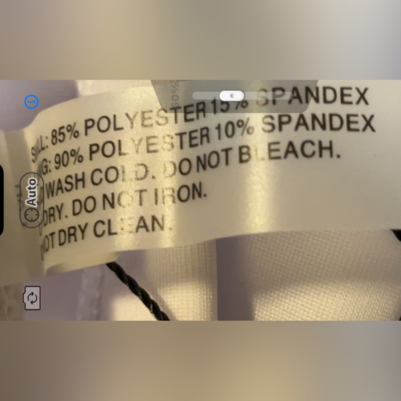 New High-Waisted White Bikini Bottom tummy control rushing bathing suit bottoms - Picture 9 of 12